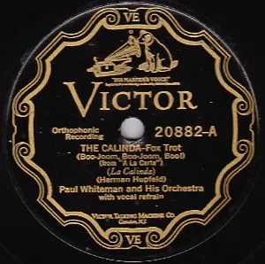 Pochette de The Calinda (Boo‐Joom, Boo‐Joom, Boo!) / Baby’s Blue de Paul Whiteman and His Orchestra - Nat Shilkret and His Orchestra