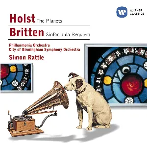 Pochette Holst: The Planets; Britten: Sinfonia da Requiem