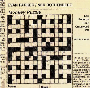 Pochette de Monkey Puzzle de Evan Parker