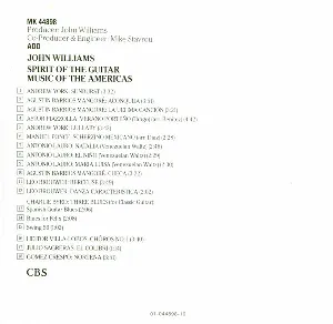 Pochette de Spirit of the Guitar: Music of the Americas de John Williams