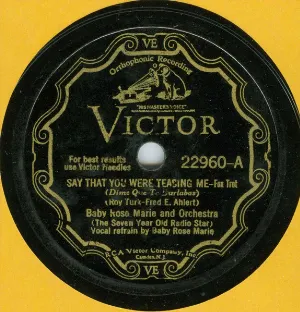 Pochette de Say That You Were Teasing Me / Take a Picture of the Moon de Fletcher Henderson and His Orchestra