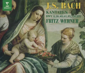 Pochette de Kantaten: BWV 8, 26, 43, 61, 81, 130, 132 de Johann Sebastian Bach - Fritz Werner