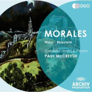 Pochette de Mass - Requiem de Cristóbal de Morales - Gabrieli Consort & Players - Paul McCreesh