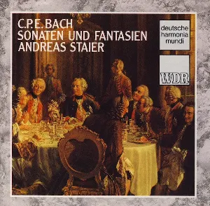 Pochette de Sonaten und Fantasien de Andreas Staier - Carl Philipp Emanuel Bach