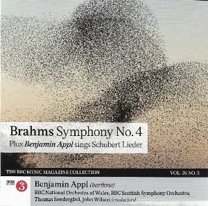 Pochette BBC Music, Volume 26, Number 5: Brahms: Symphony no. 4 / Schubert: Lieder