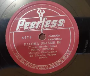 Pochette de Paloma déjame ir / Que murmuren de Pedro Infante