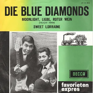 Pochette de Moonlight, Liebe, roter Wein / Sweet Lorraine de The Blue Diamonds