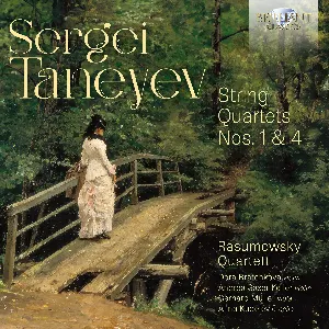 Pochette de String Quartets nos. 1 & 4 de Sergei Taneyev
