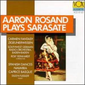 Pochette de Aaron Rosand Plays Sarasate de Pablo de Sarasate - SWR Sinfonieorchester Baden‐Baden und Freiburg - Aaron Rosand
