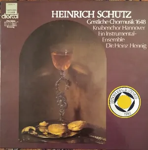 Pochette de Geistliche Chormusik 1648 de Knabenchor Hannover - Heinrich Schütz