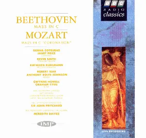 Pochette Beethoven: Mass in C / Mozart: Mass in C “Coronation”