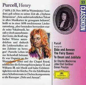 Pochette Dido and Aeneas / The Fairy Queen / Te Deum & Jubilate (excerpts)