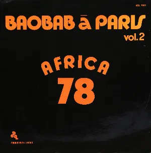 Pochette de Baobab à Paris vol. 2 - Africa 78 de Orchestra Baobab