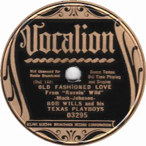 Pochette de Old Fashioned Love / Oklahoma Rag de Bob Wills and His Texas Playboys
