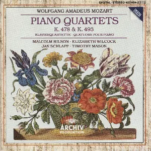 Pochette Piano Quartets K. 478 & K. 493