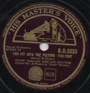 Pochette de You Fit Into the Picture / Every Day's a Holiday de Fats Waller and His Rhythm