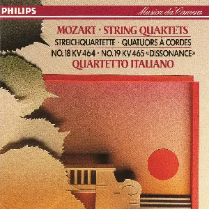 Pochette String Quartets No. 18 KV 464 / No. 19 KV 465 