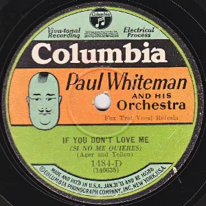 Pochette de If You Don't Love Me / In the Evening de Paul Whiteman and His Orchestra