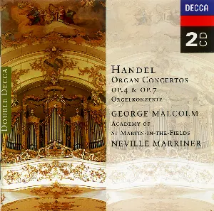 Pochette Organ Concertos, op. 4 & op. 7