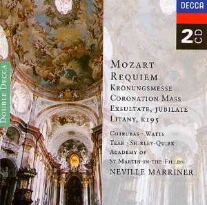 Pochette Requiem / Krönungsmesse / Coronation Mass / Exsultate, jubilate / Litany K. 195