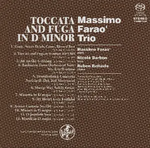 Pochette Toccata And Fuga In D Minor ~ Play Bach