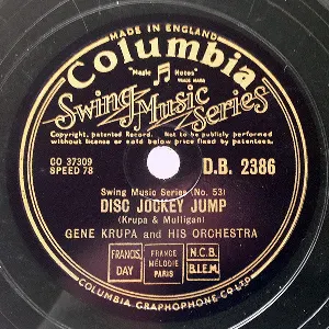 Pochette de Disc Jockey Jump / Hop, Skip, and Jump de Gene Krupa and His Orchestra