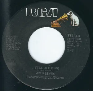 Pochette de Little Ole Dime / A Letter to My Heart de Jim Reeves
