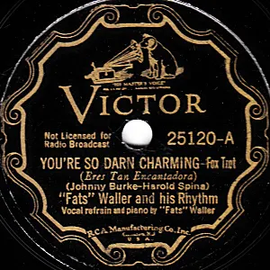 Pochette de You're So Darn Charming / I'm on a See-Saw de Fats Waller and His Rhythm