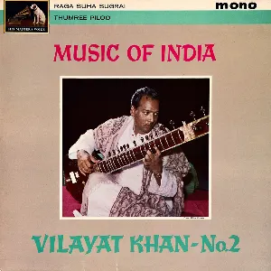 Pochette de Music of India No. 2 de Vilayat Khan