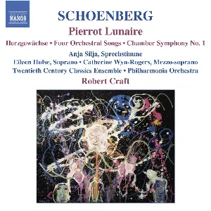 Pochette Pierrot lunaire / Herzgewächse / Four Orchestral Songs / Chamber Symphony no. 1