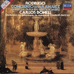 Pochette Concierto de Aranjuez / Fantasia para un Gentilhombre