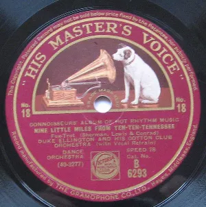 Pochette de Nine Little Miles From Ten-Ten Tennessee / It's a Glory de Duke Ellington and His Orchestra