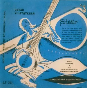 Pochette Ustad Vilayatkhan Plays Sitar (The Indian Musical Instrument)