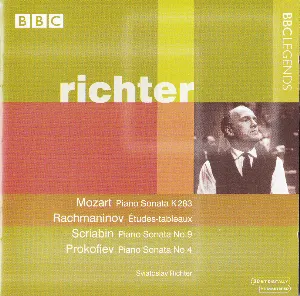 Pochette Mozart: Piano Sonata, K. 283 / Rachmaninov: Études-tableaux / Scriabin: Piano Sonata no. 9 / Prokofiev: Piano Sonata no. 4