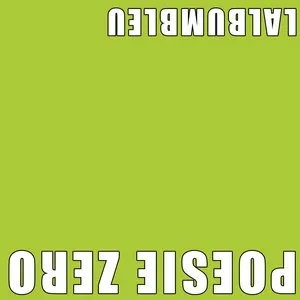 Pochette de LALBUMBLEU de Poésie Zéro