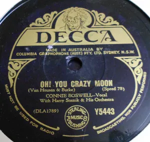 Pochette de Oh! You Crazy Moon / Summer Souvenirs de Connee Boswell