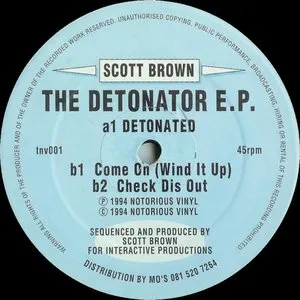 Pochette de The Detonator EP de Scott Brown