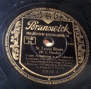 Pochette de St. Louis Blues / Super Tiger Rag de Louis Armstrong & His Orchestra