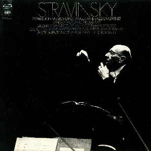 Pochette Stravinsky conducts music for chamber and jazz ensembles