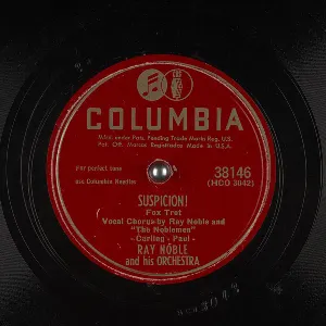 Pochette de Suspicion!/ Goodnight Sweetheart de Ray Noble and His Orchestra
