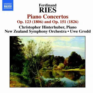 Pochette de Piano Concertos: Op. 123 (1806) / Op. 151 (1826) de Uwe Grodd - New Zealand Symphony Orchestra - Ferdinand Ries