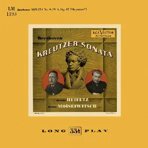 Pochette de Sonata no. 5 “Kreutzer” de Ludwig van Beethoven - Jascha Heifetz