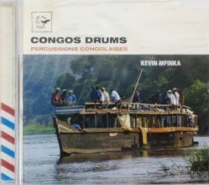 Pochette de Congos Drums = Percussions Congolaises de Kevin Mfinka