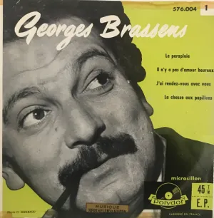Pochette de 1 – Le Parapluie de Georges Brassens