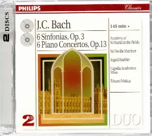 Pochette 6 Sinfonias, op. 3 & 6 Piano Concertos op. 13