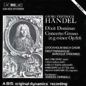 Pochette Dixit Dominus / Concerto Grosso in g minor Op. 6:6