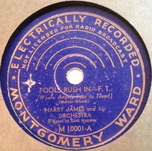 Pochette de Fools Rush In / Secrets in the Moonlight de Harry James and His Orchestra