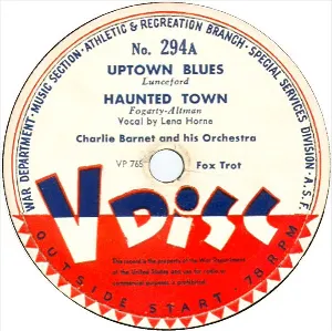 Pochette de Uptown Blues / Haunted Town / Träumerei / Where Has My Little Dog Gone? de Charlie Barnet and His Orchestra