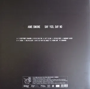 Pochette de Say Yes, Say No de Aime Simone