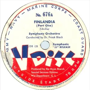 Pochette de Finlandia de Jean Sibelius